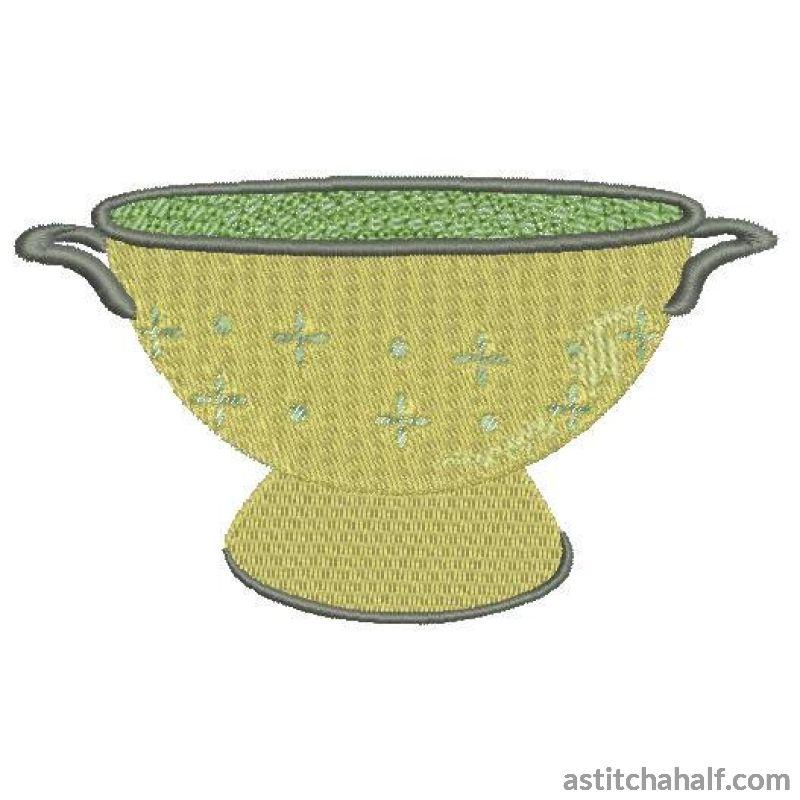 Kitchen Essentials - Colander - aStitch aHalf