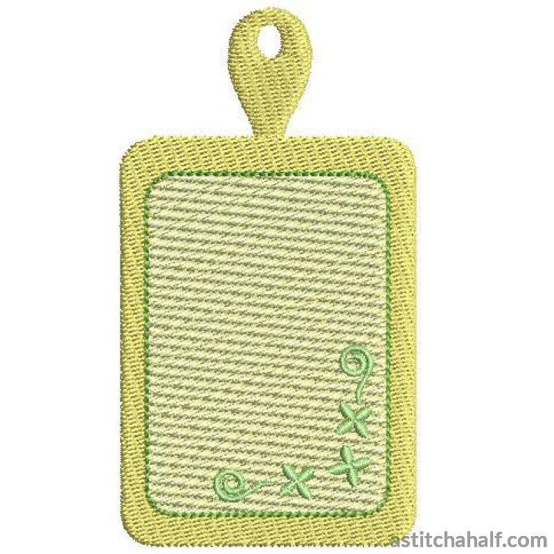 Kitchen Essentials - Cutting Board - aStitch aHalf