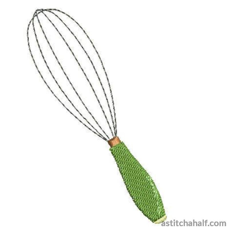 Kitchen Essentials - Whisk - aStitch aHalf