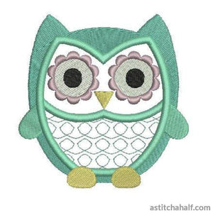 Lace Owl - aStitch aHalf