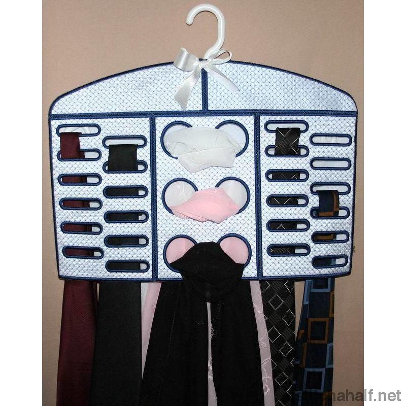 Lace Tie Organizer - a-stitch-a-half