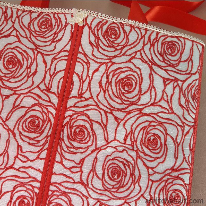 Lady in Roses Skinny Tote