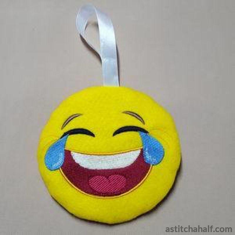 Laugh Out Loud Emoji ITH Zipper Bag - aStitch aHalf