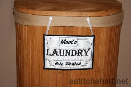 Laundry Tags for Mom - a-stitch-a-half