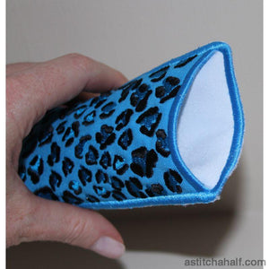 Leopard Chic Eyeglass Cases - aStitch aHalf