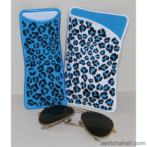 Leopard Chic Eyeglass Cases - aStitch aHalf
