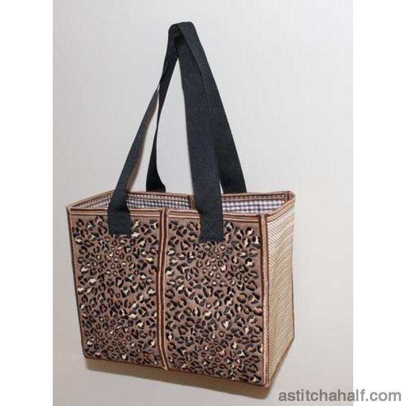 Leopard Chic Tote Bag - aStitch aHalf