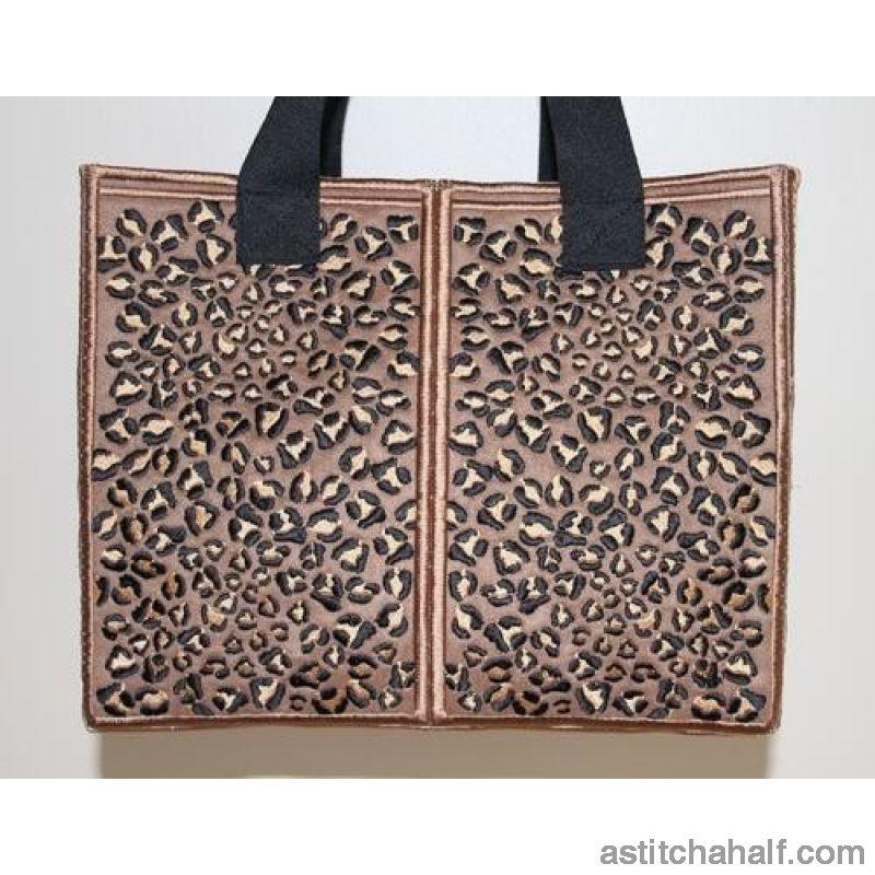Leopard Chic Tote Bag - aStitch aHalf
