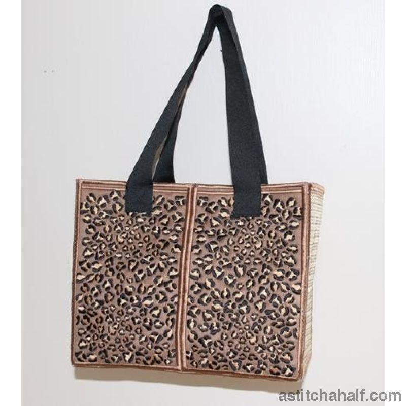 Leopard Chic Tote Bag - aStitch aHalf