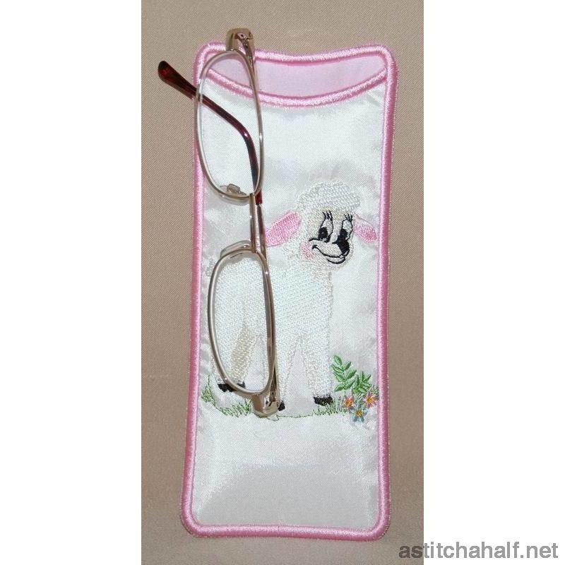 Little Lamb Eyeglass Cases - aStitch aHalf