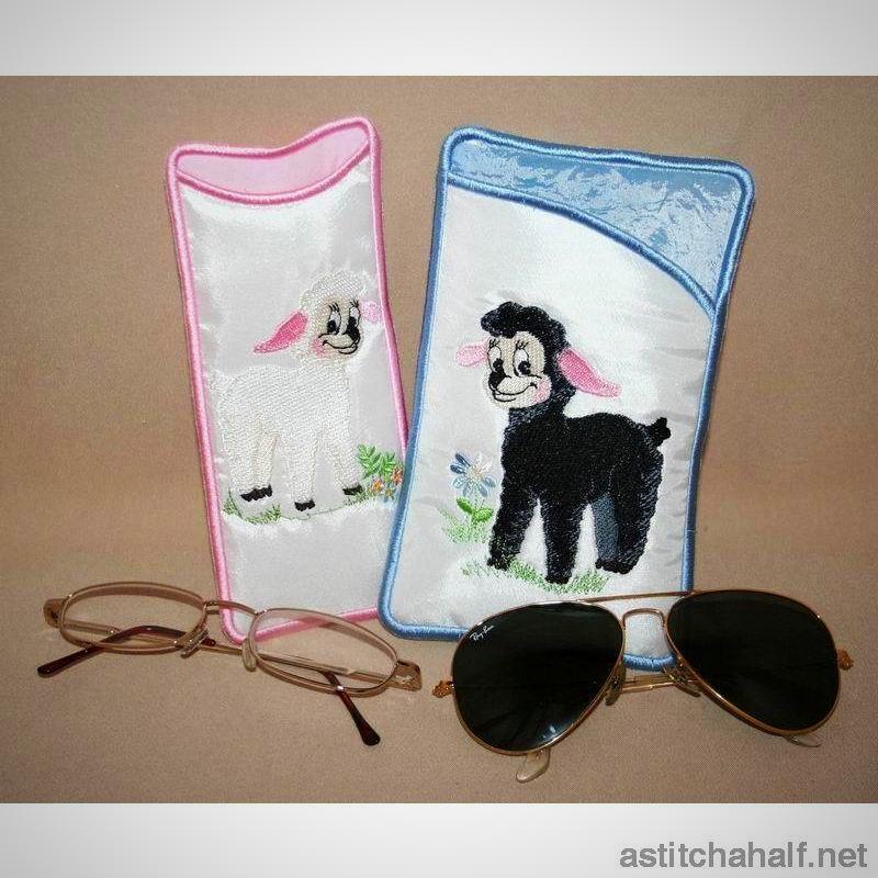 Little Lamb Eyeglass Cases - aStitch aHalf