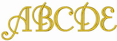 Little Lord Fontleroy Capitals - aStitch aHalf