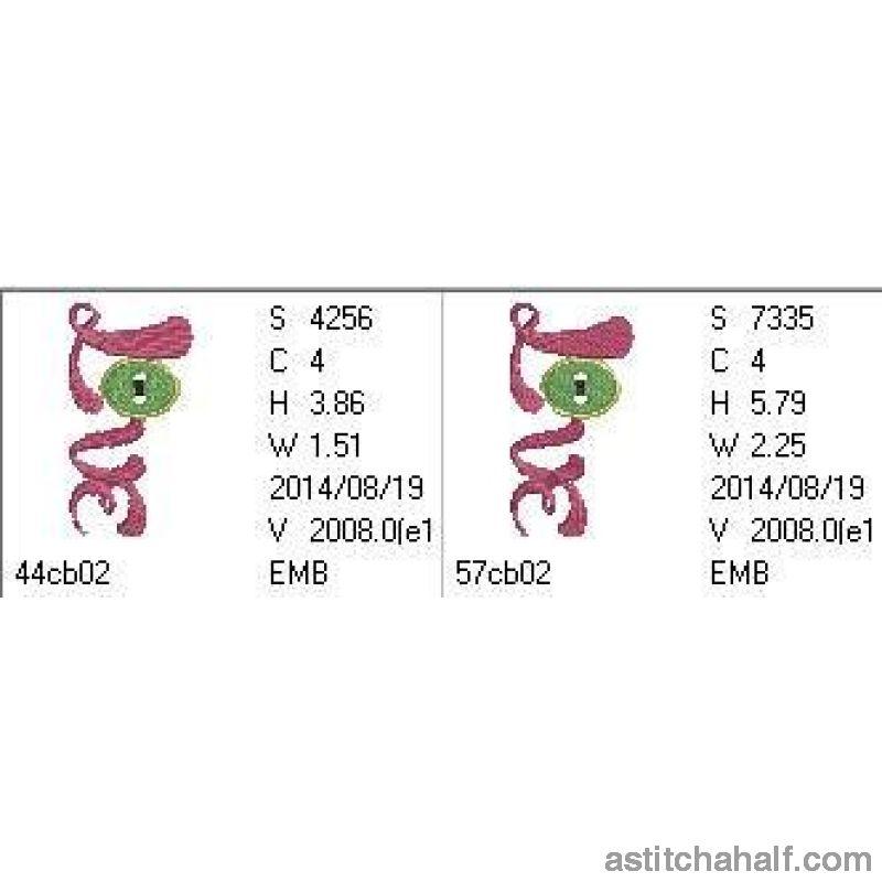 Love button - aStitch aHalf