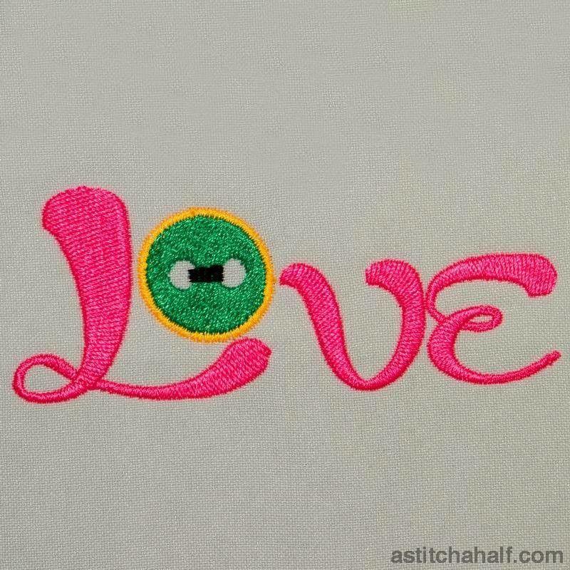 Love button - aStitch aHalf