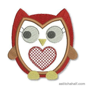 Love Owl - aStitch aHalf
