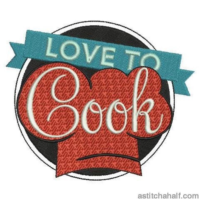 Love to Cook - aStitch aHalf