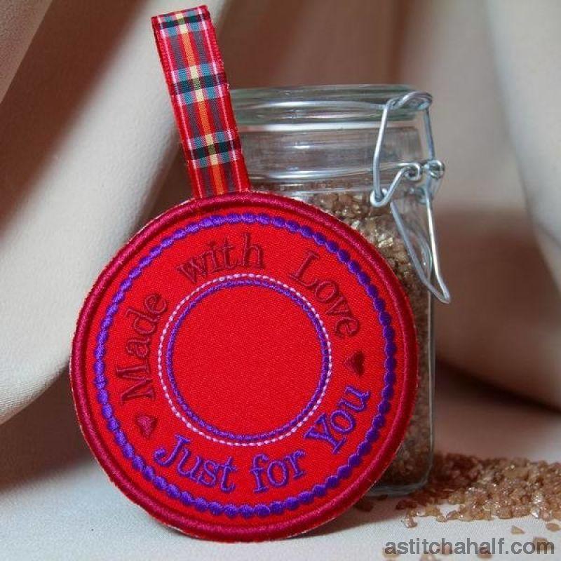 Made with love just for you - aStitch aHalf