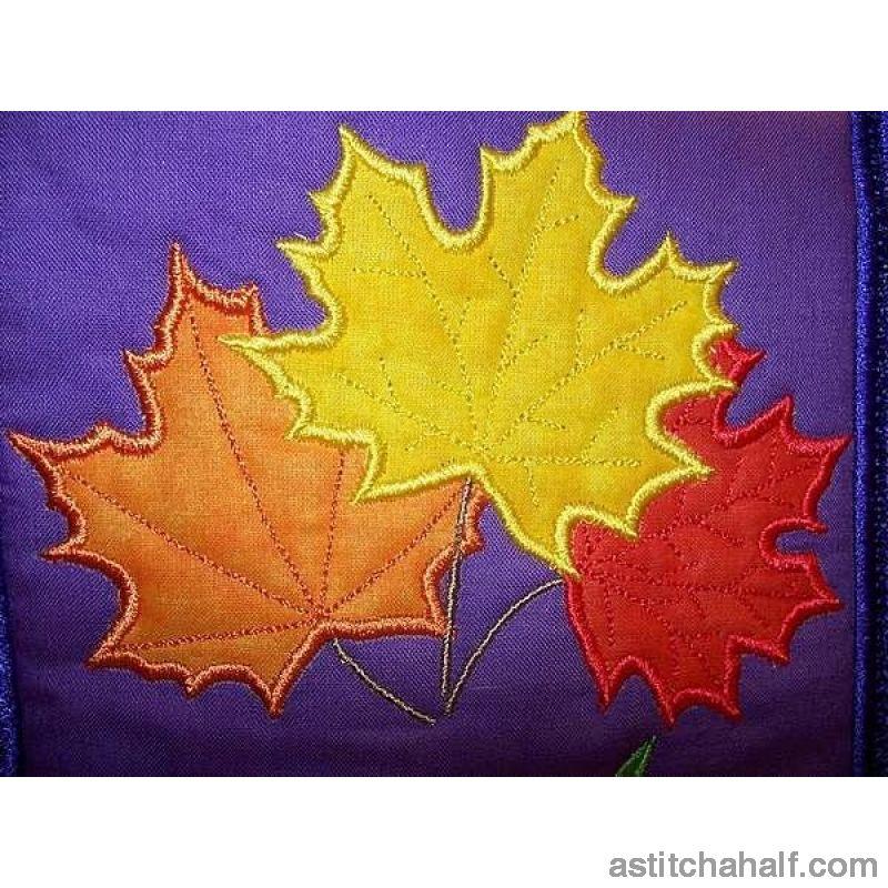 Maple Leaf Trio - aStitch aHalf