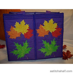 Maple Leaves Tote Bag - aStitch aHalf