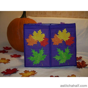 Maple Leaves Tote Bag - aStitch aHalf