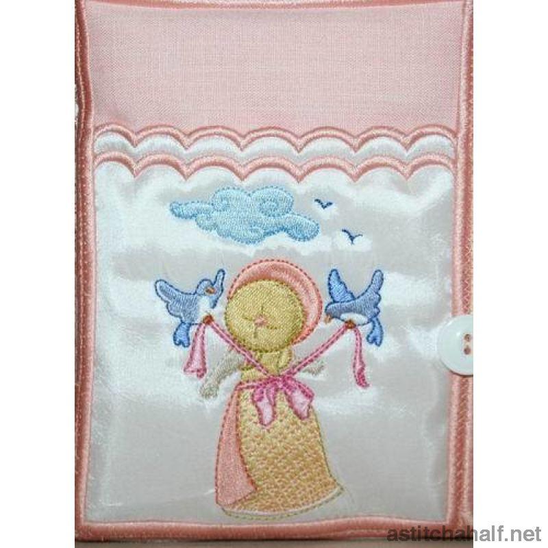 Miss Bonnet Tote Bag 02 - a-stitch-a-half