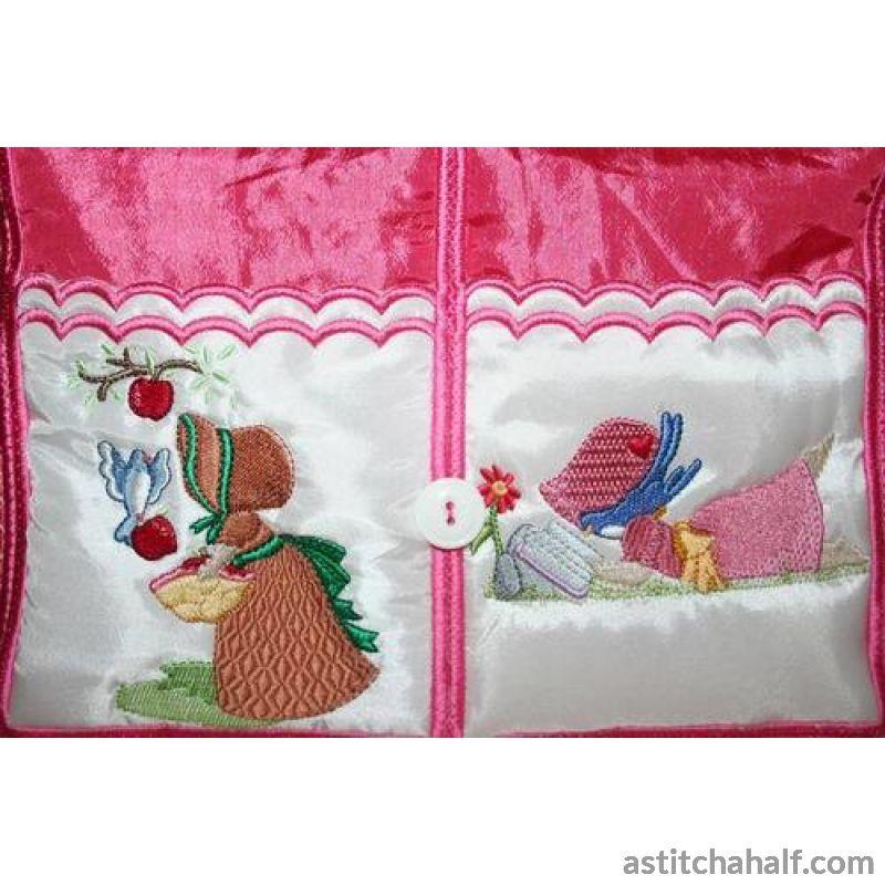 Miss Bonnet Tote Bag 03 - a-stitch-a-half