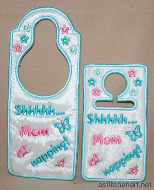 Mom Napping - aStitch aHalf