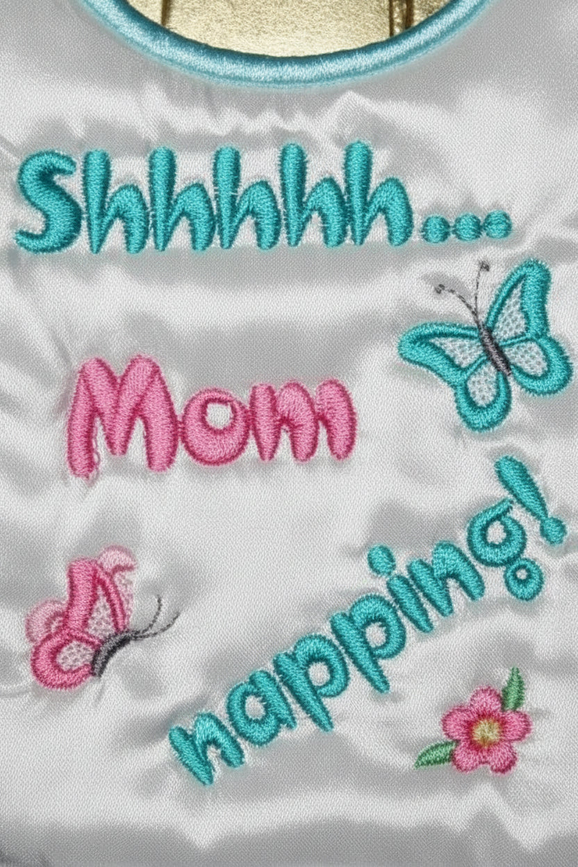 Mom Napping door hangers