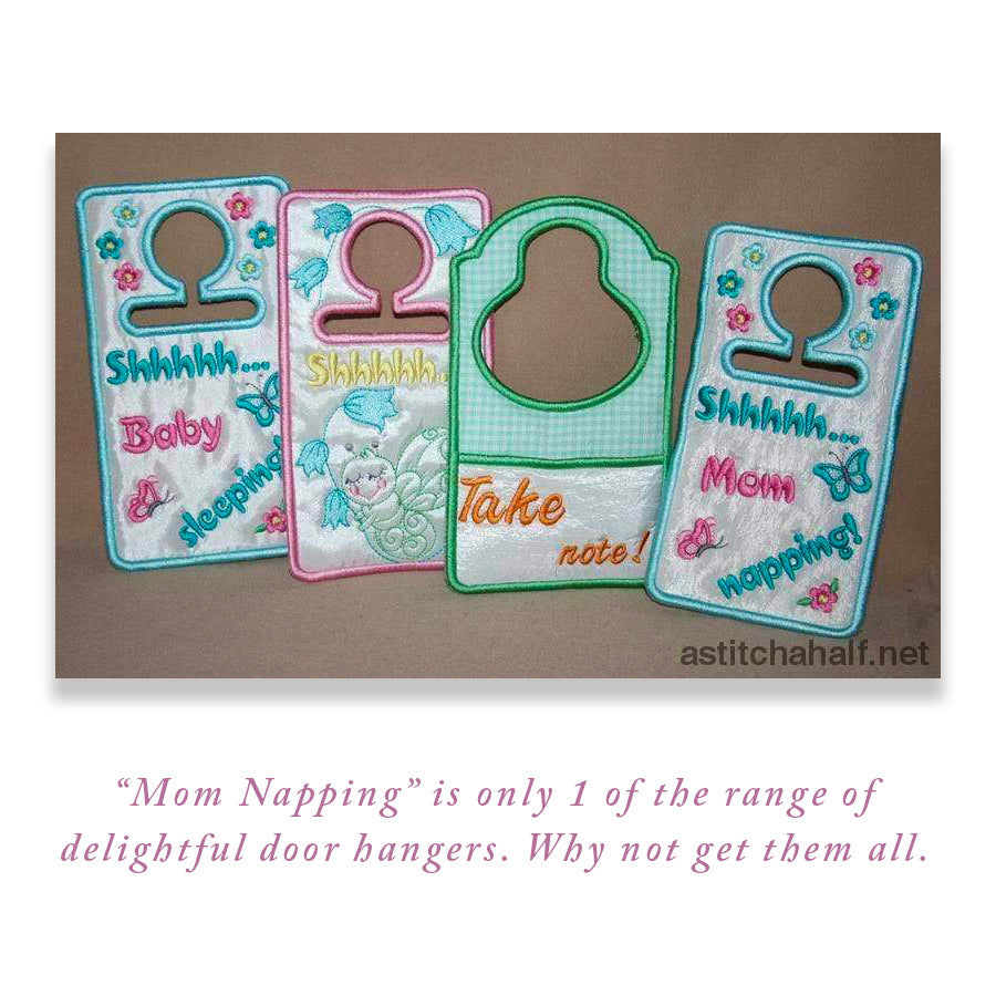 Mom Napping - aStitch aHalf