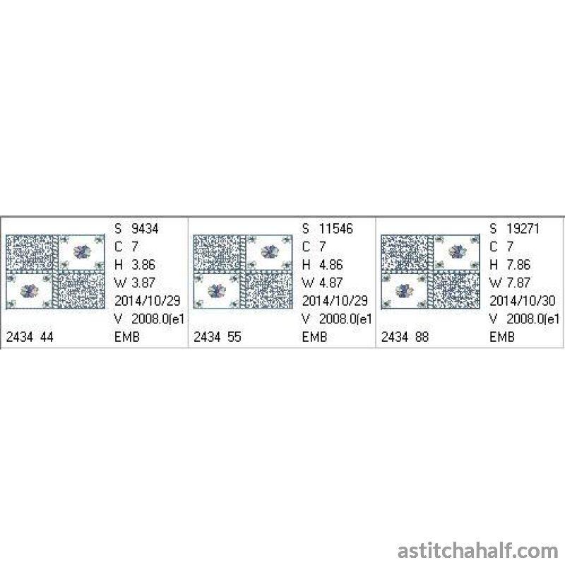 Most Popular Stippling Quilt Block - aStitch aHalf
