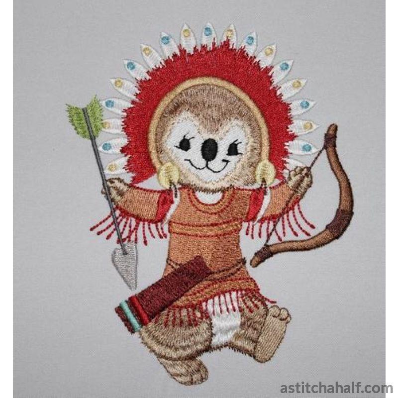 Native American Fuzzy Kocum - aStitch aHalf