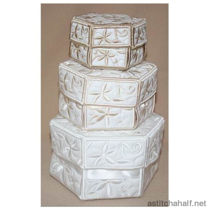 Nesting Boxes of Love - a-stitch-a-half