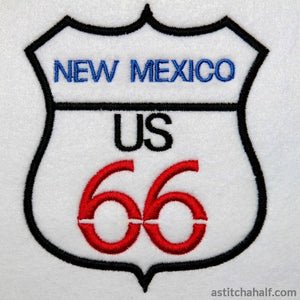 New Mexico Route 66 - aStitch aHalf