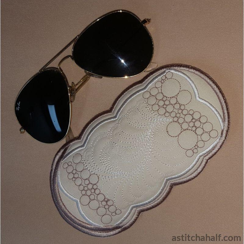 Ocean Song Eyeglass Case - aStitch aHalf