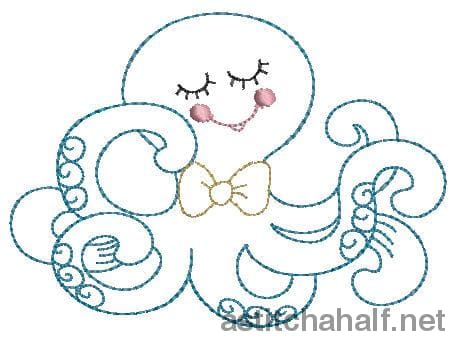 Octavia Octopus - a-stitch-a-half
