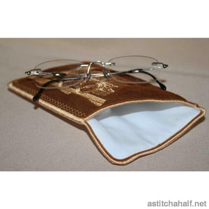 Ol Railway Eyeglass Case - a-stitch-a-half