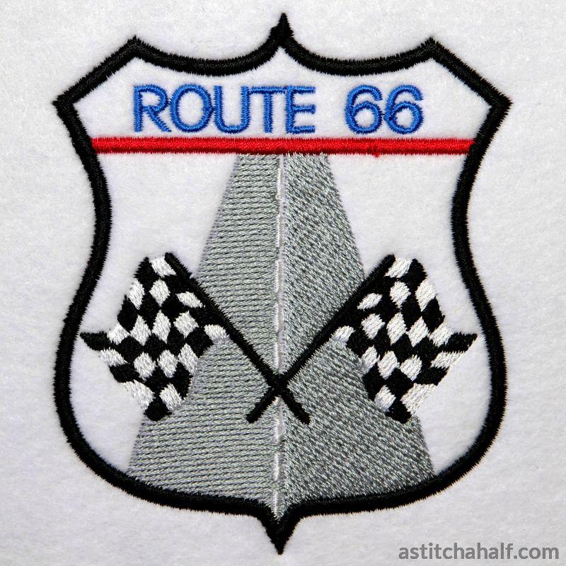 On the Road Route 66 - aStitch aHalf