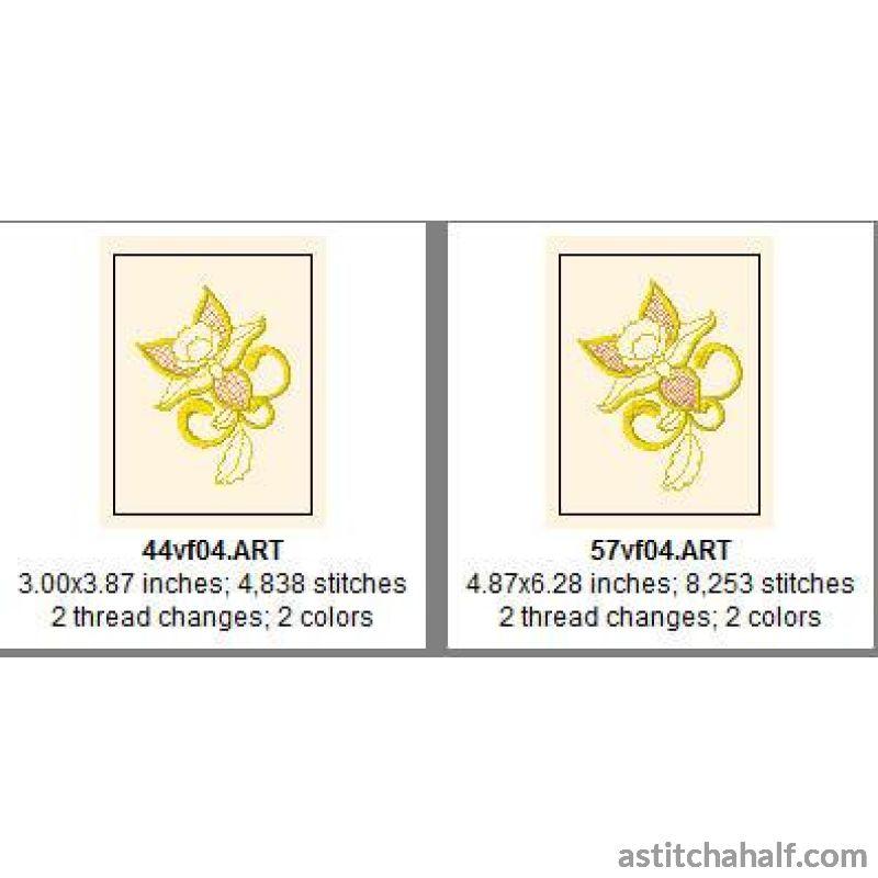 Orchid in Vogue - aStitch aHalf