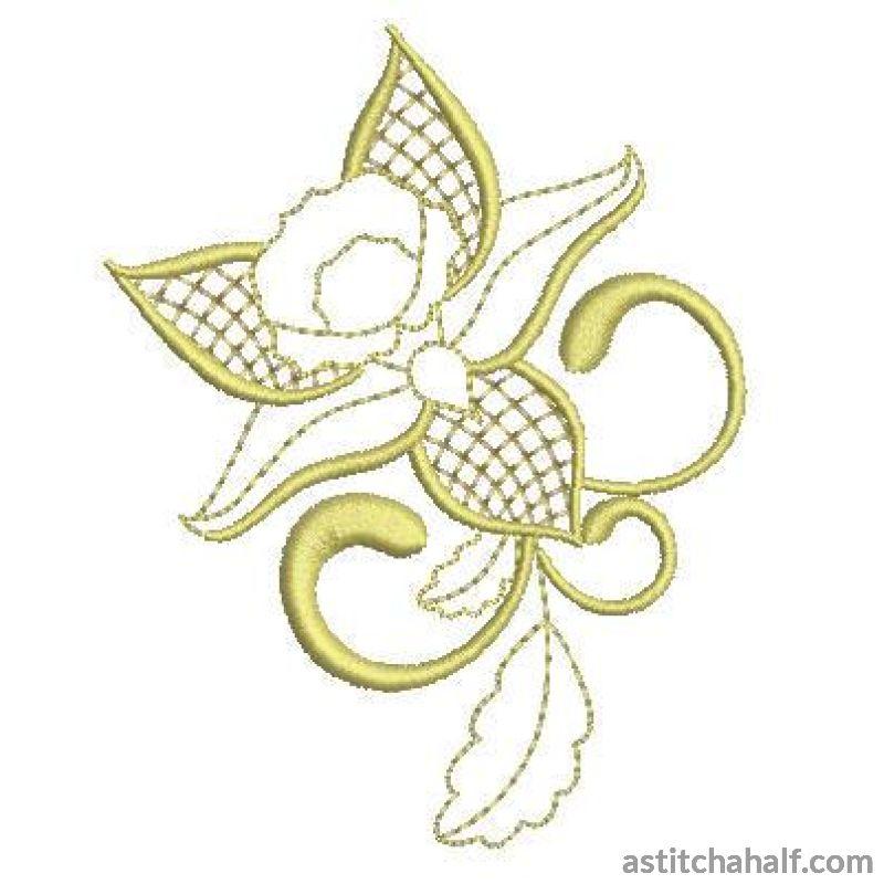 Orchid in Vogue - aStitch aHalf