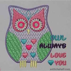 Owl always love you - aStitch aHalf