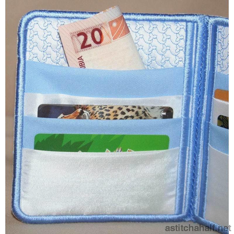 Pansy Wallet - a-stitch-a-half