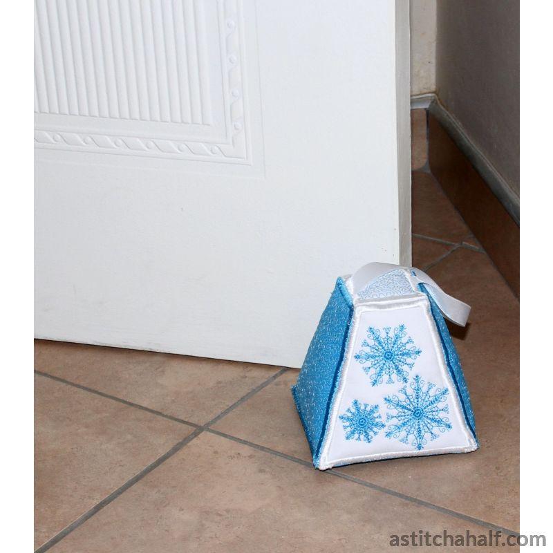Paper Weight and Door Stopper Snowflakes - aStitch aHalf