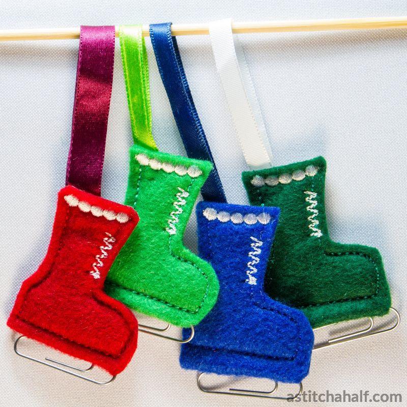 Paperclip Ice skate - aStitch aHalf