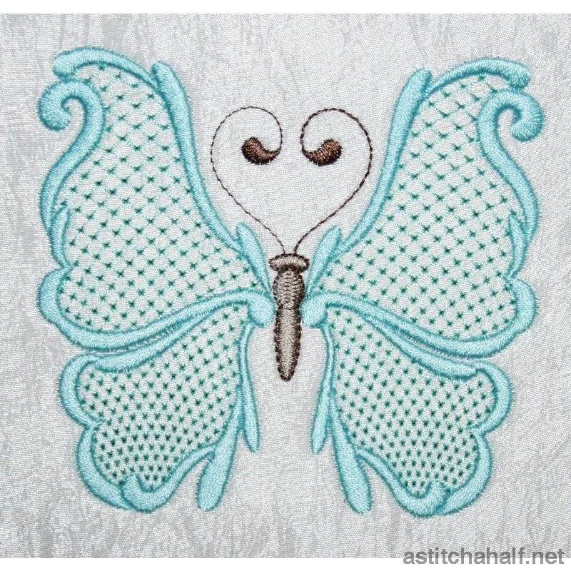 Paradise Butterfly 01 - a-stitch-a-half