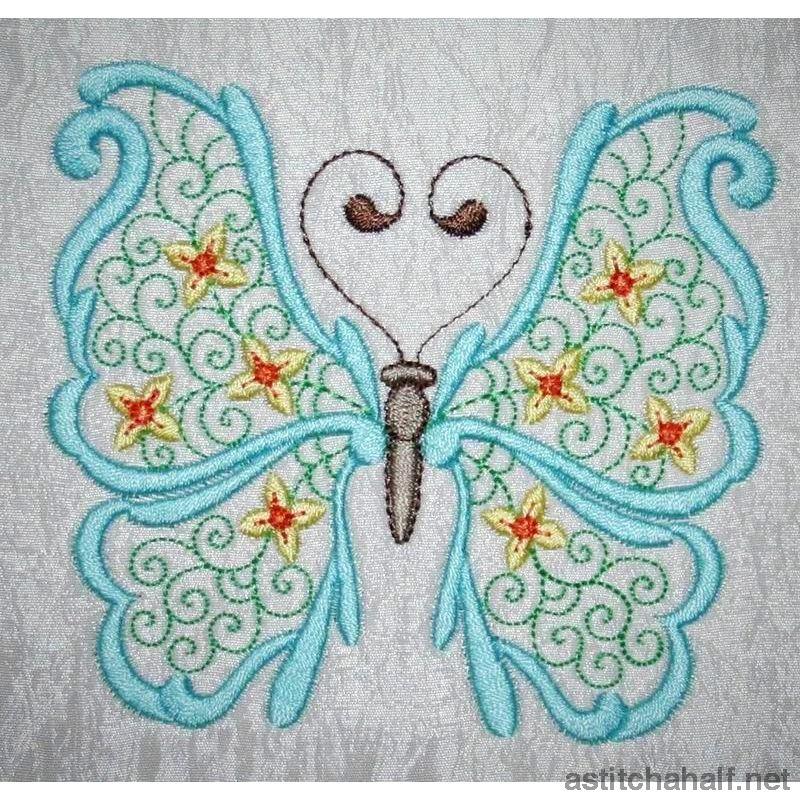 Paradise Butterfly 01 - a-stitch-a-half
