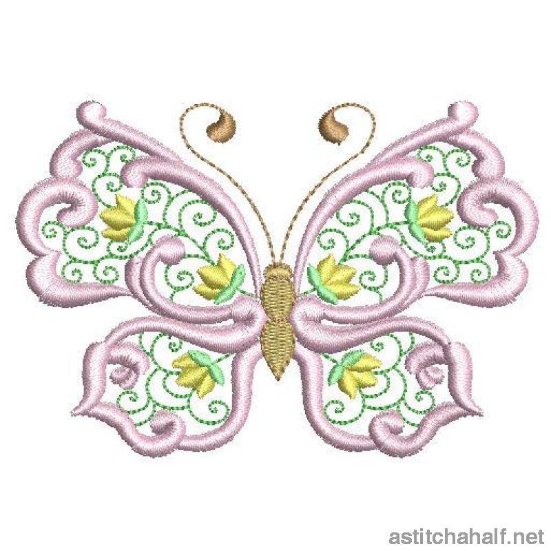 Paradise Butterfly 02 - a-stitch-a-half