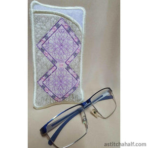 Pastel Dreams Eyeglass Case - aStitch aHalf