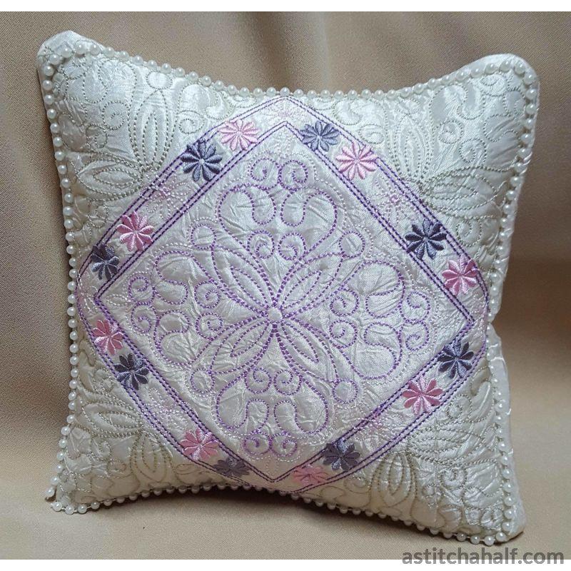 Pastel Dreams Pillow Quilt - aStitch aHalf