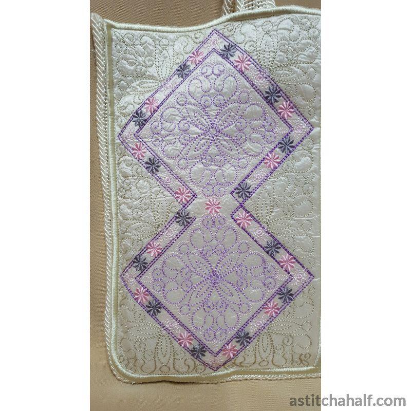 Pastel Dreams Skinny Tote - aStitch aHalf