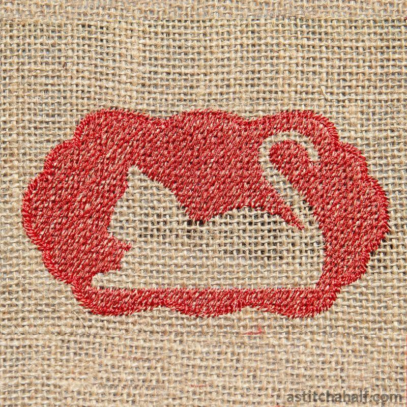 Peaceful Cat Silhouette - aStitch aHalf